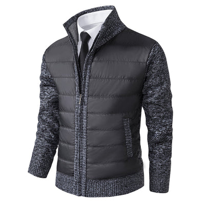 Herren Winter Strickjacke | Mit Reißverschluss