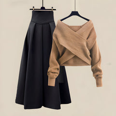 Alvyn | Casual and relaxed winter set in Braun