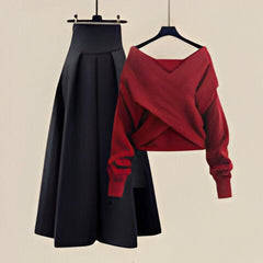 Alvyn | Casual and relaxed winter set in Rot