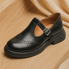 Aveline | Elegante Lederschuhe in Schwarz