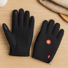 Avery | Thermo-Touchscreen-Handschuhe in Schwarz