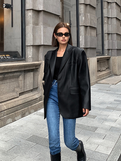 CLARA | LEDERBLAZER
