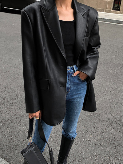 CLARA | LEDERBLAZER