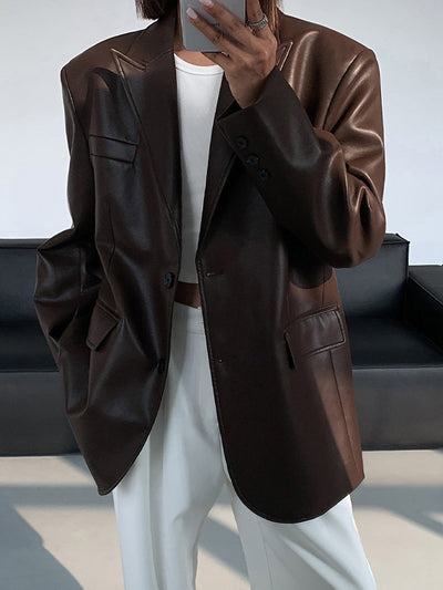 CLARA | LEDERBLAZER