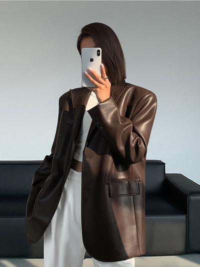 CLARA | LEDERBLAZER