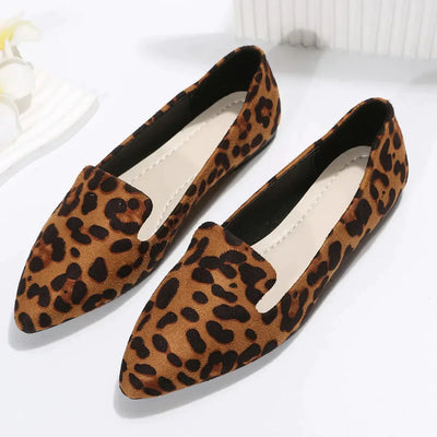 Marietta® | Loafer mit spitzer Zehenpartie und Leopardenmuster