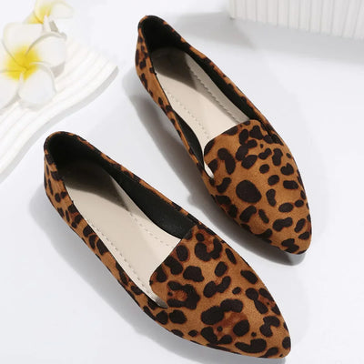 Marietta® | Loafer mit spitzer Zehenpartie und Leopardenmuster