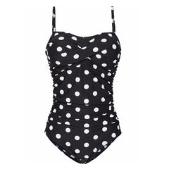 Lydia® | Badeanzug Klassischer Hochwertiger Stoff Ideal Für Den Strand Für Damen in Gefleckt