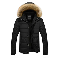 Hochwertige Winterjacke für Herren in Schwarz 2