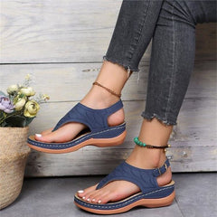 Marta | Bequeme Sandalen in Blau