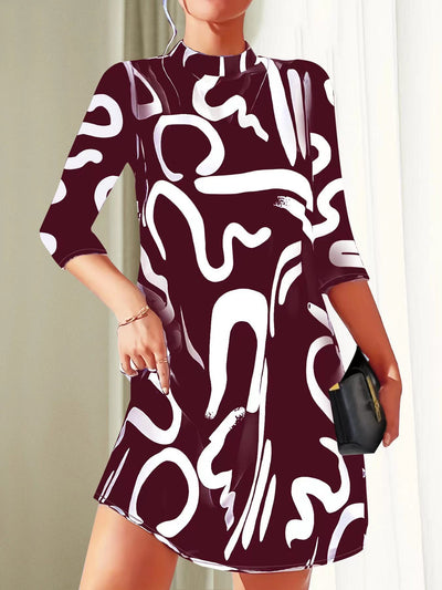 Tammara - Stilvolles und bequemes bedrucktes Kleid