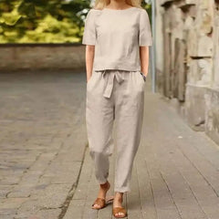 Emma – Frühlings-Set für Damen in Beige