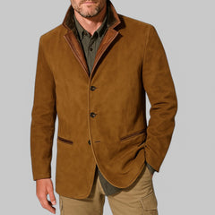 Bastian | Leichte Vintage Herbstjacke in Braun