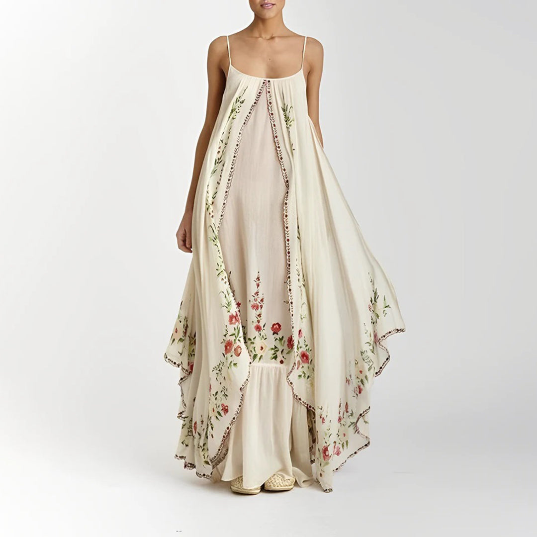 Sophie - Besticktes Boho Kleid