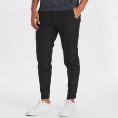 Edward – Dehnbare Hose in Schwarz