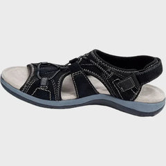Nerea® | Und leichte Damensandalen in Schwarz