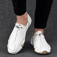 Bernd – Herren Loafers Aus Echtleder Elegant Komfort in Weiß