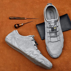 Bernd – Herren Loafers Aus Echtleder Elegant Komfort in Hellgrau