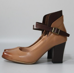 Marie® | Der bequeme und elegante Schuh mit Absatz in Braun
