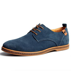 Bernard - Elegante Schuhe aus Wildleder für Männer in Blau