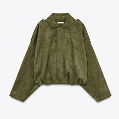 LEYLA - Virale Bomberjacke in Khaki