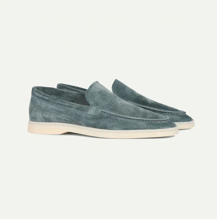 Lorenzo - Zeitlose Herrenloafers aus Wildleder