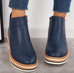 Stella - Komfortable und modische Stiefel in Blau