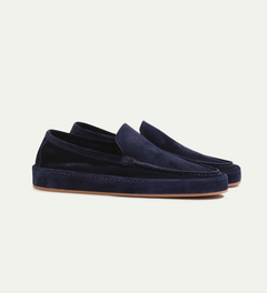 Charles | Herren Klassische Sommer Wildleder Loafer in Blau