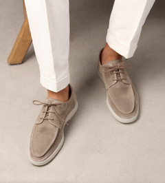 Elegante Sommer-Loafers in Hellbeige