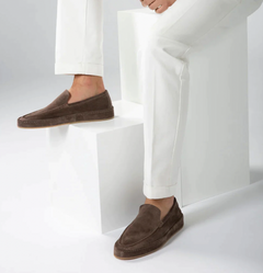 Dominic | Herren Leder Loafers in Braun