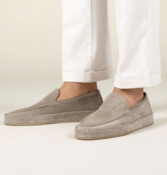 Dominic | Herren Leder Loafers in Hellbeige