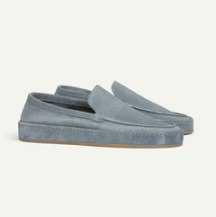 Charles | Herren Klassische Sommer Wildleder Loafer in Hellblau
