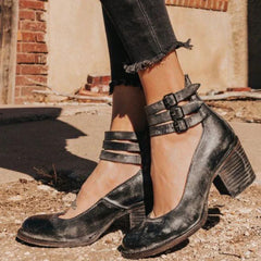 Sandalen Paris - Handwerkskollektion in Schwarz