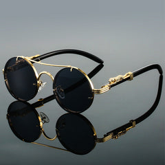 Pia | Auffallende Unisex-Sonnenbrille in Schwarz