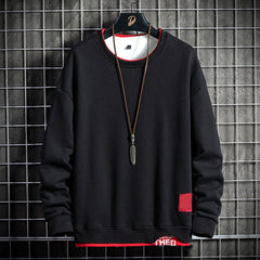 THEO - Modisch gefütterte Sweatshirts aus Baumwolle in Schwarz