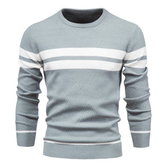 Primus - Strickpullover - Gestreiftes Akzentdesign in Blau