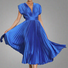 Alica | Elegantes Maxikleid für besondere Anlässe in Blau