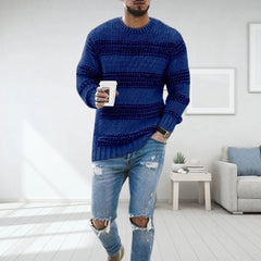 Carlo - Bequemer Pullover in Blau
