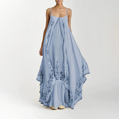 Sophie - Besticktes Boho Kleid