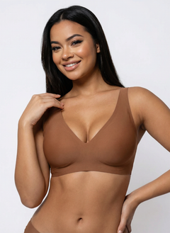 Hedy | Jelly Cup Lift-BH ohne Bügel in Caramel