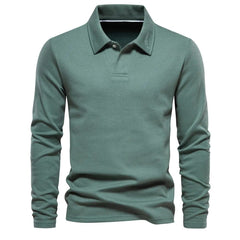 Nate - Polo-Pullover in Grün