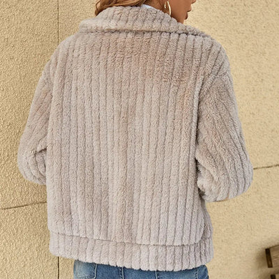 SVEVA™ | ELEGANTER PLÜSCH-CARDIGAN