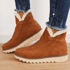 Superbequeme und gemütliche Winterschuhe für Frauen in Braun