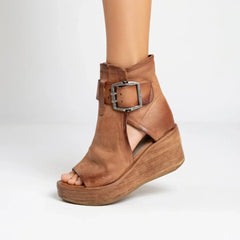 Sofia | Stilvolle Stiefeletten Damen Trend in Braun