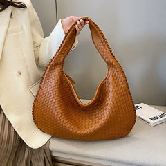 Laila - Gewebte Tasche in Braun