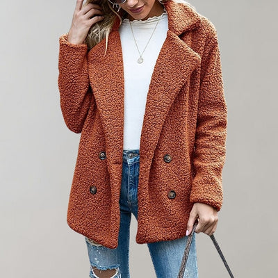 Flauschige Jacke für Frauen