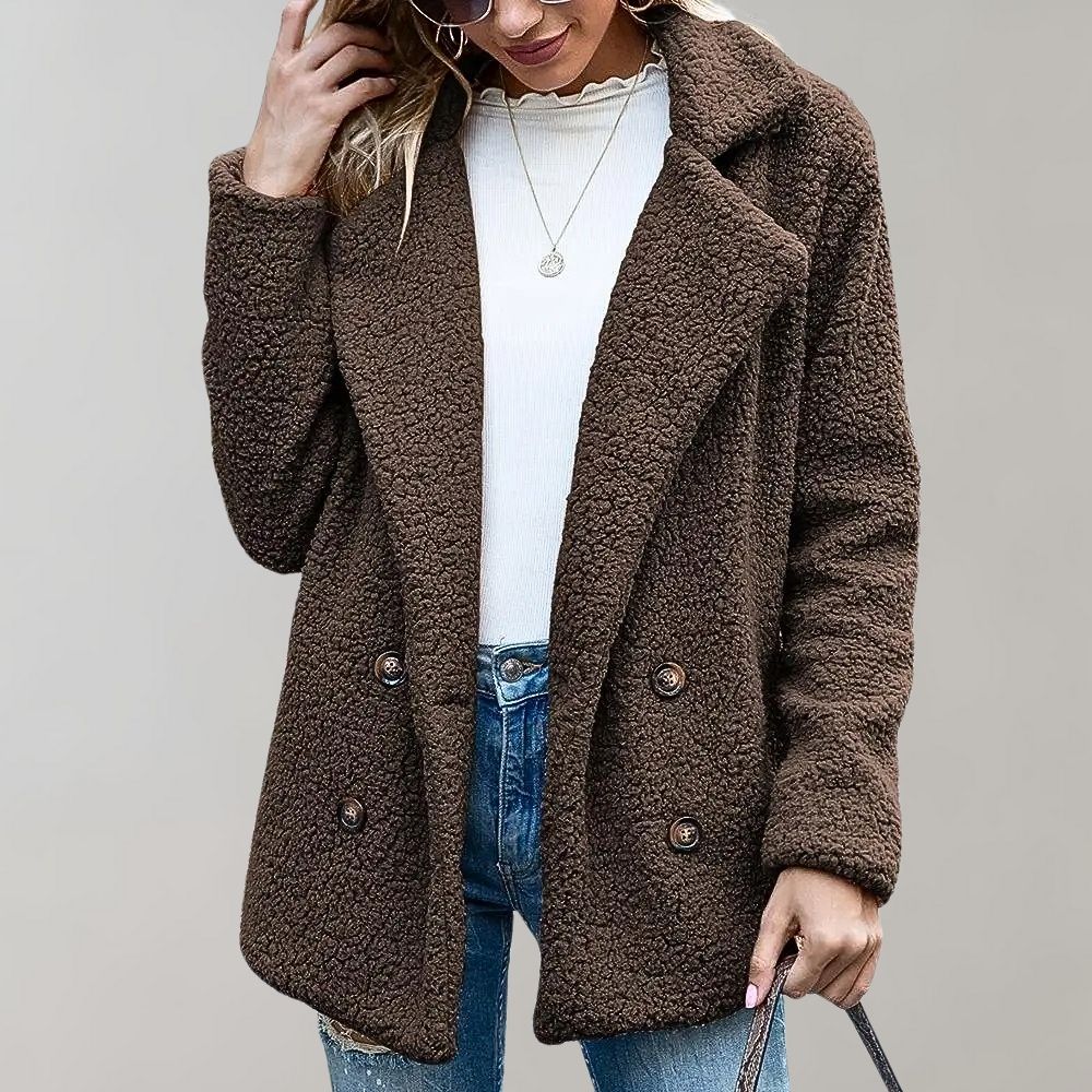 Flauschige Jacke für Frauen
