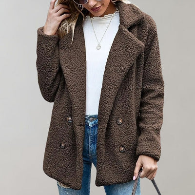 Flauschige Jacke für Frauen