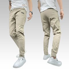 Leon | Stylishe Herren Stretch-Cargohose für Alltag in Beige