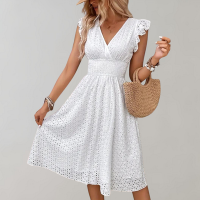 Renee - Elegantes Sommerkleid mit Rüschen